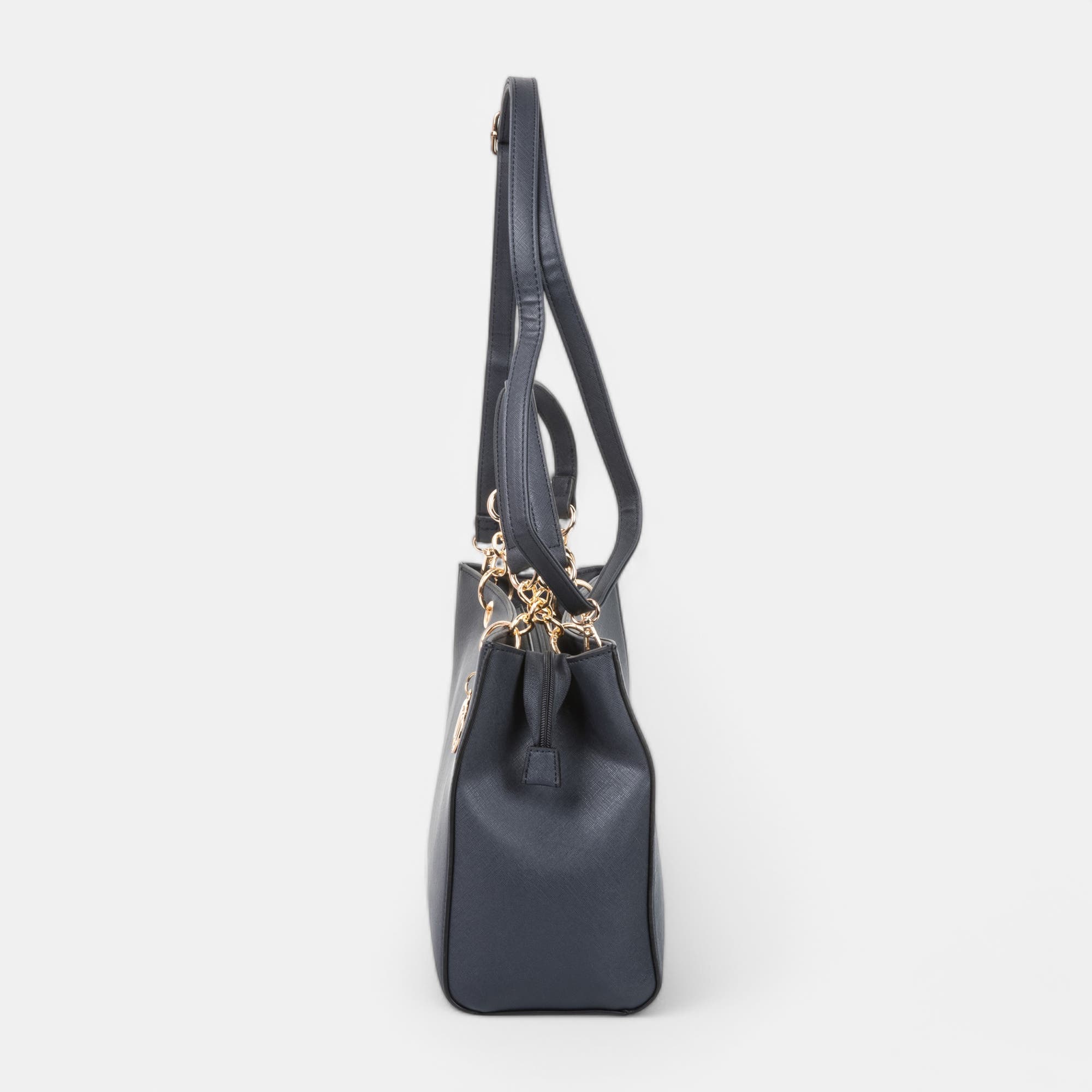 Sac à main bleu marine