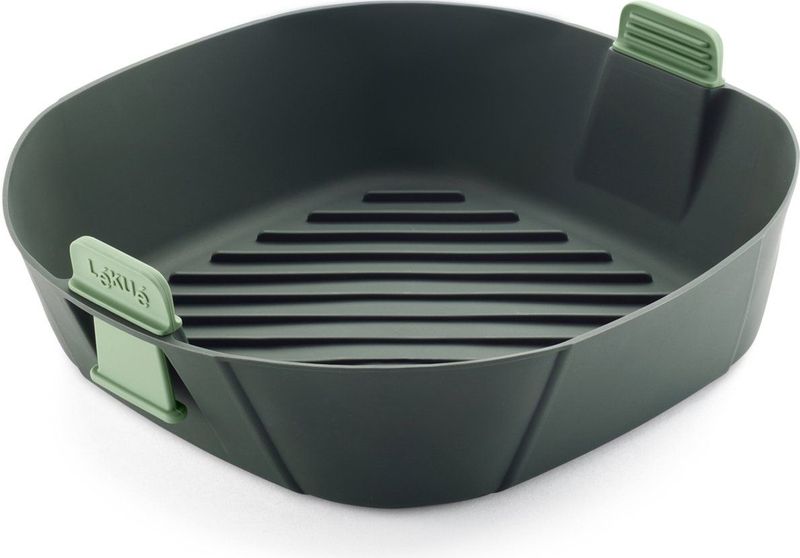 Airfryer Mandje XL - Zwart - Aanpasbaar Ontwerp - Uitschuifbare Handvatten