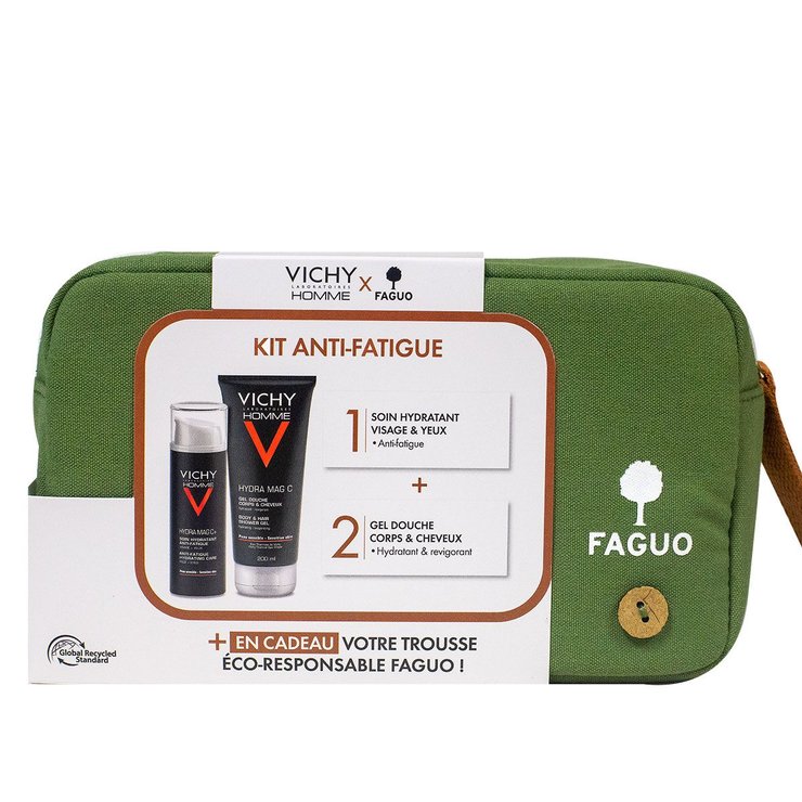 Trousse Faguo Homme Hydra Mag C soin visage 50ml et gel douche 200ml