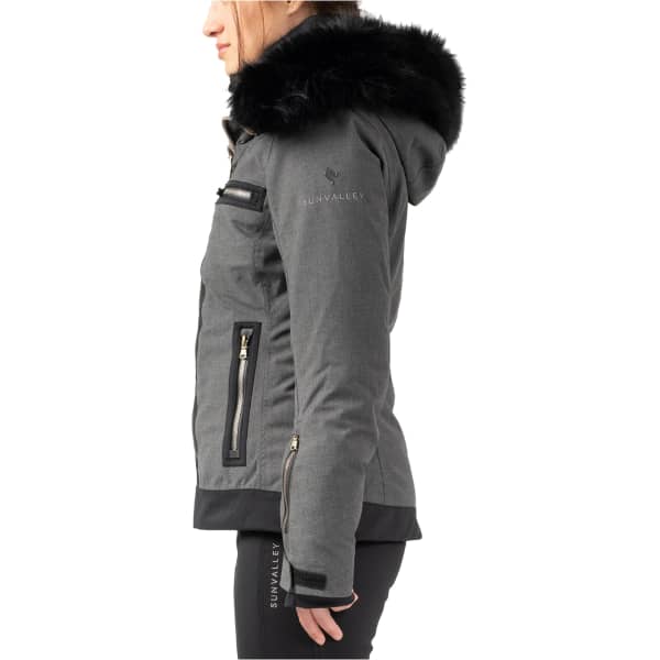 Veste de ski SUN VALLEY KHOLL SKI JACKET W BLACK