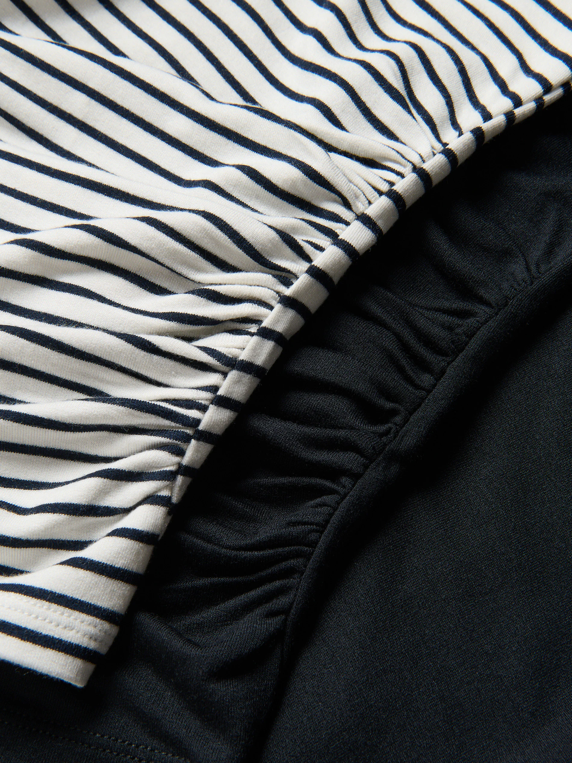 Langarmshirt mit Raffung
