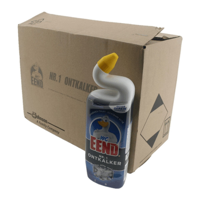 WC eend | Toiletontkalker | Active Blue | Fles 12 x 750 ml