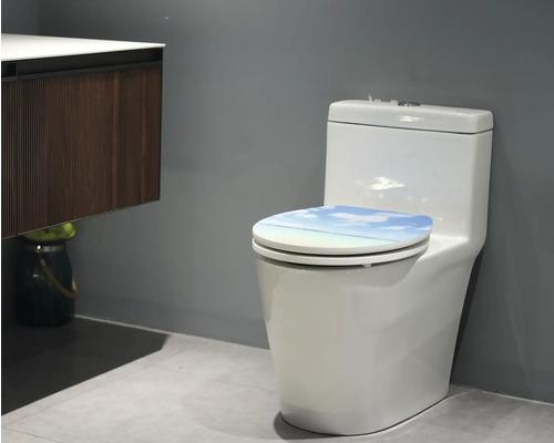 form&style Ahunui decor toiletzitting met soft touch en soft-close mechanisme