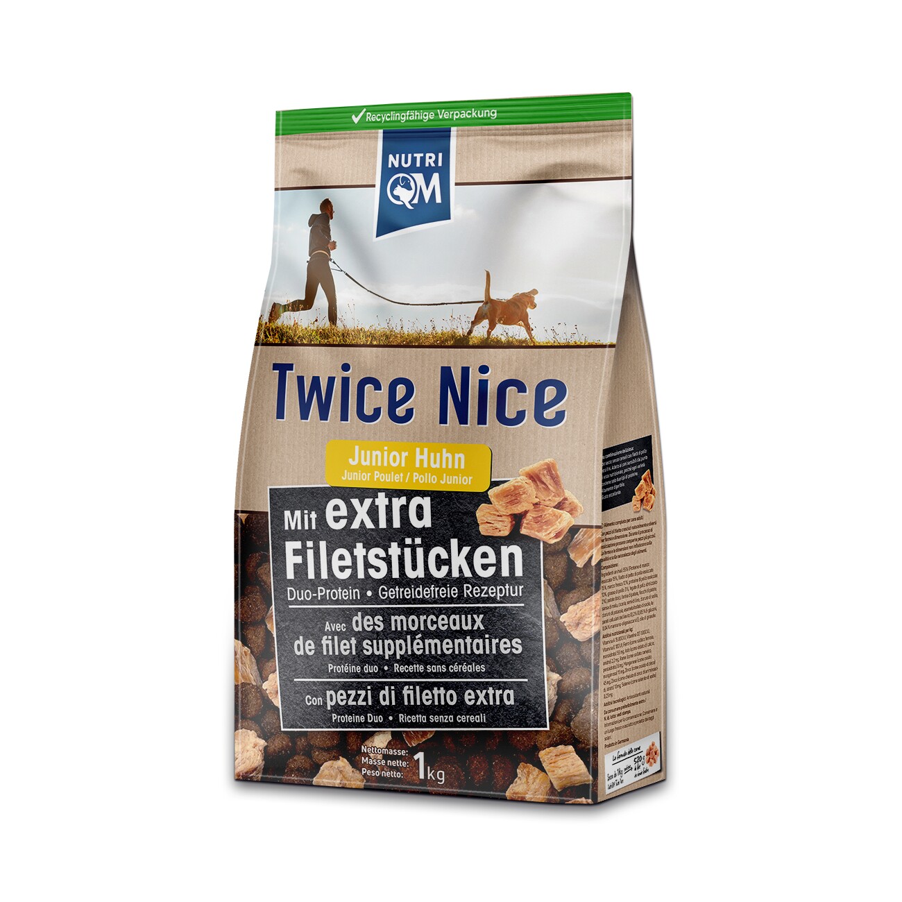NutriQM Twice Nice Junior Huhn 4 kg