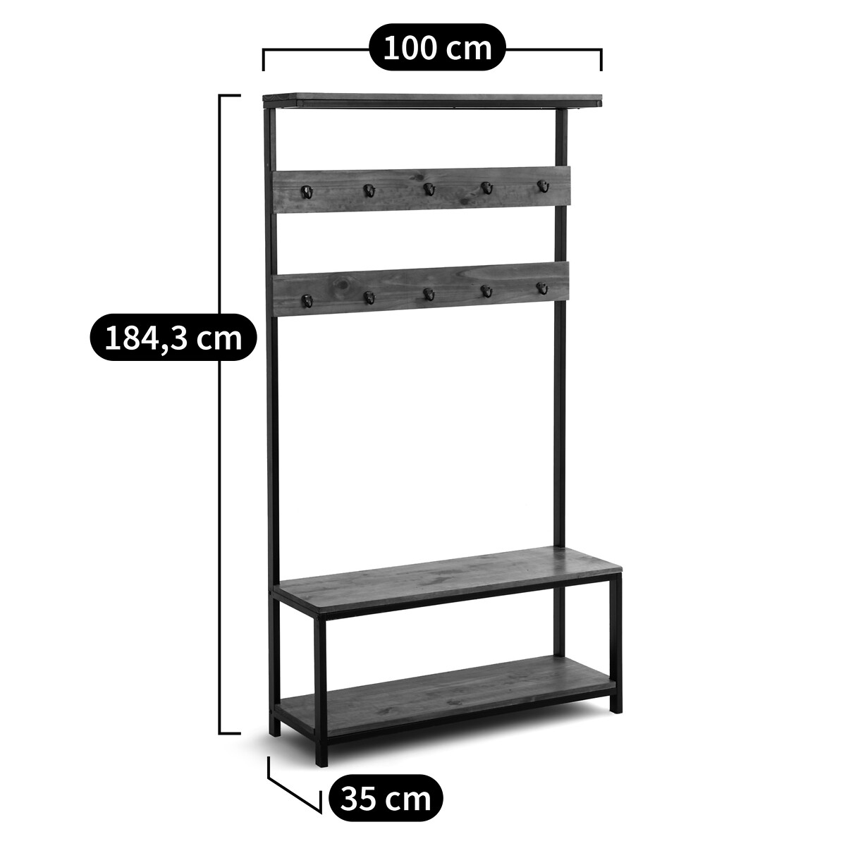 LA REDOUTE INTERIORES<br>Hallmeubel Hiba