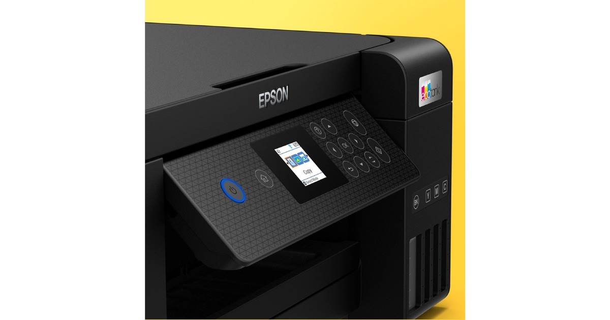 EpsonEcoTank ET-2850 A4 multifunctionele Wi-Fi-printer met inkttank all-in-one inkjetprinter  (Zwart, Scannen, Kopiëren, Wi-Fi, inclusief tot 3 jaar inkt)