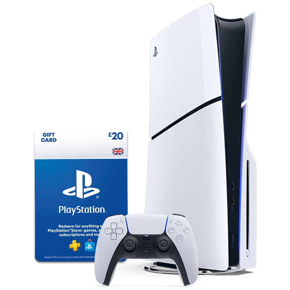 PlayStation 5 Konsole (Slim) & 20 £ Guthaben