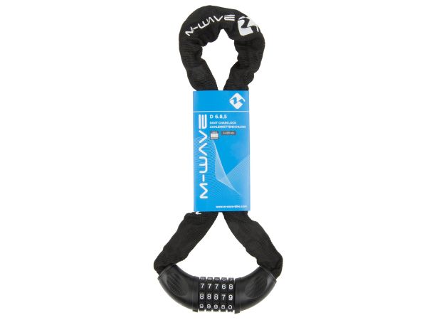 M-Wave D6.8 Black Kædelås, 85cm
