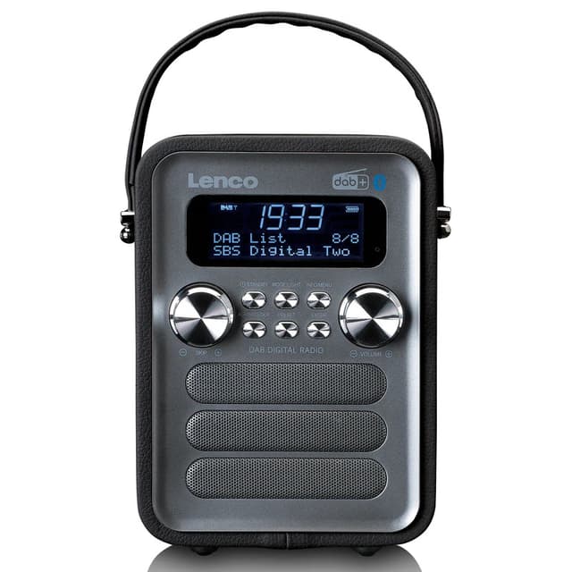 Lenco PDR-051 DAB Radio, Sort/Sølv