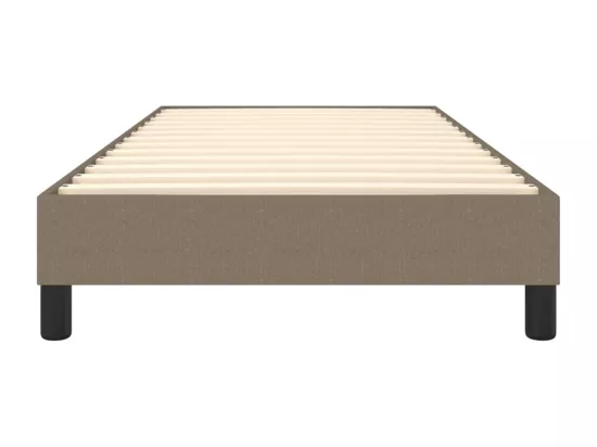 Sommier à lattes de lit Taupe 90x190 cm Tissu