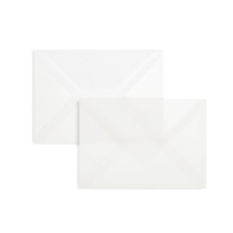 Transparentpapier Kuverts