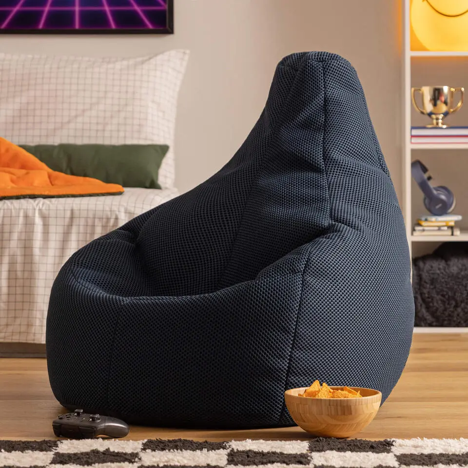 icon - Dalton Zitzak Fauteuil - Gaming - Marineblauw