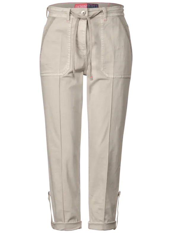 Loose Fit Balloon Hose - boulder beige