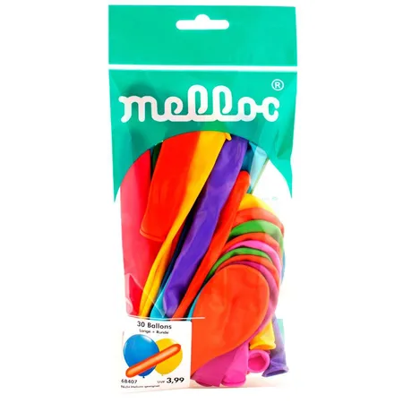 Melloc 30 Ballons Lange + Runde
