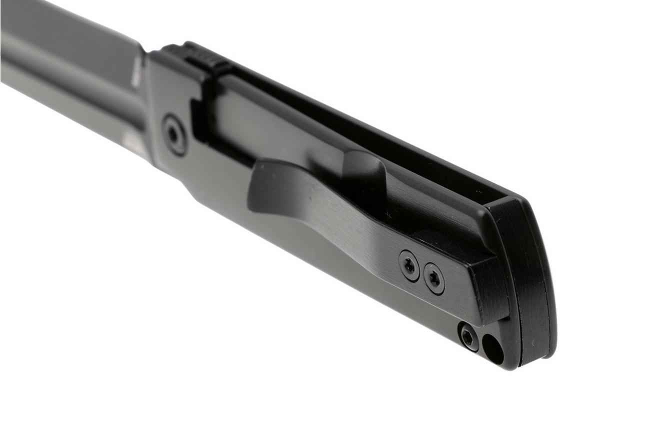CRKT MinimalX 5915K, Black 12C27, Black Stainless Steel zakmes, Darriel Caston design