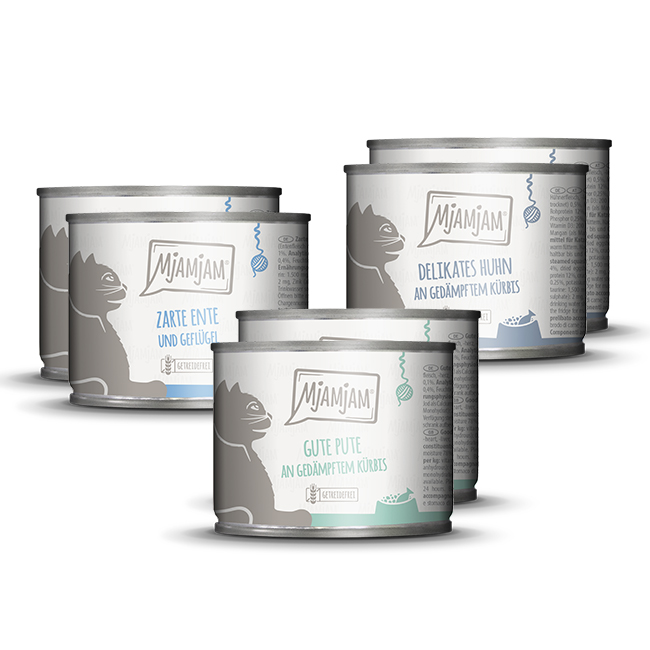 leckere Mahlzeiten Mixpaket II für deine Katze 6 x 200 g