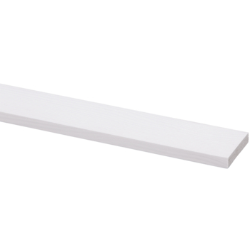Lat geschaafd grenen wit gegrond 7x35 mm 270 cm