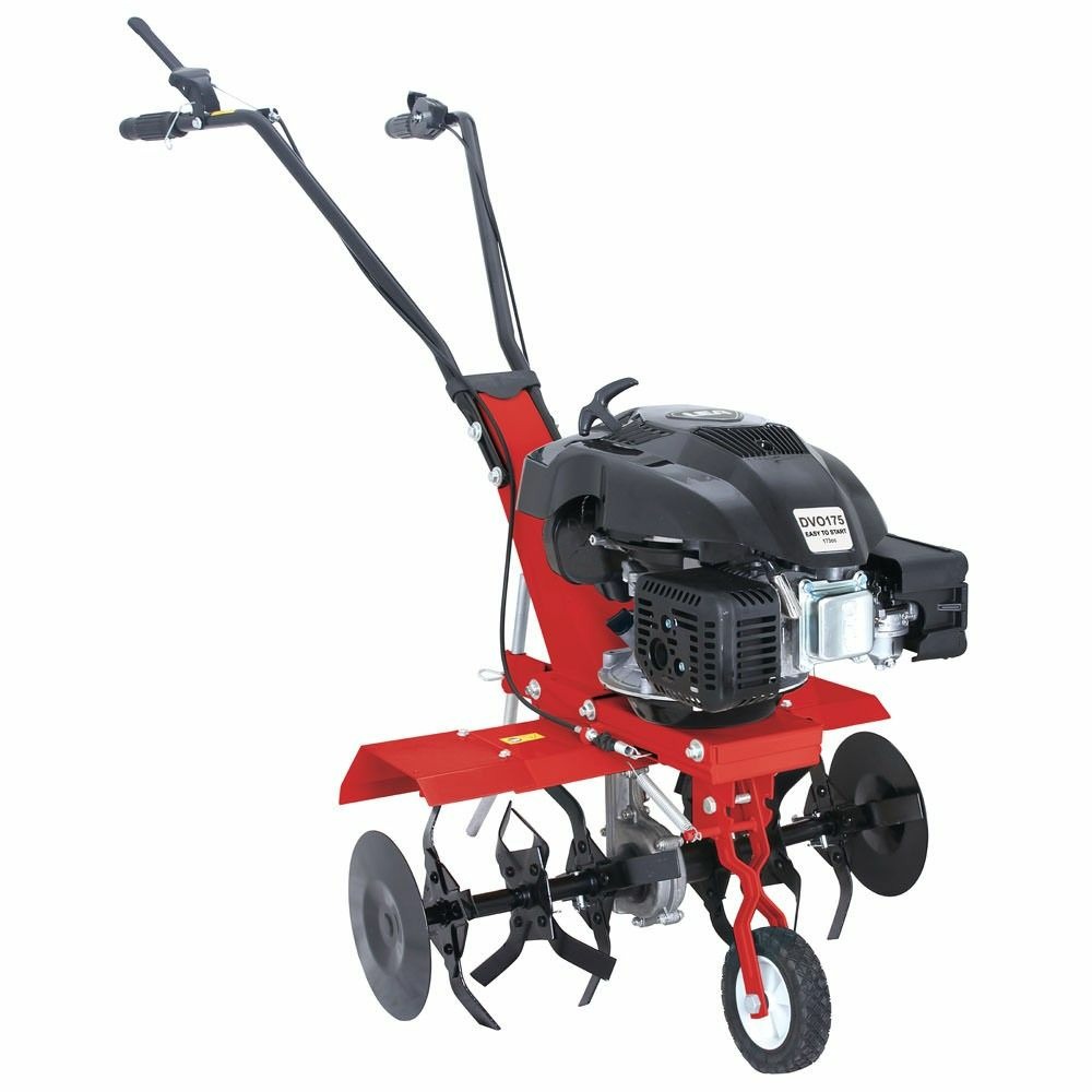 Motobineuse thermique 4 temps 5,5 cv 173 cc 6 fraises travail 60cm le41175-60w