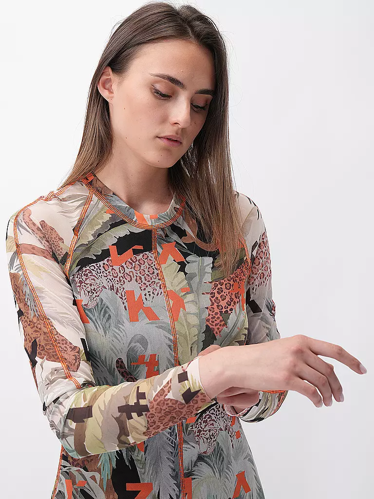 MARC CAIN Midikleid  orange