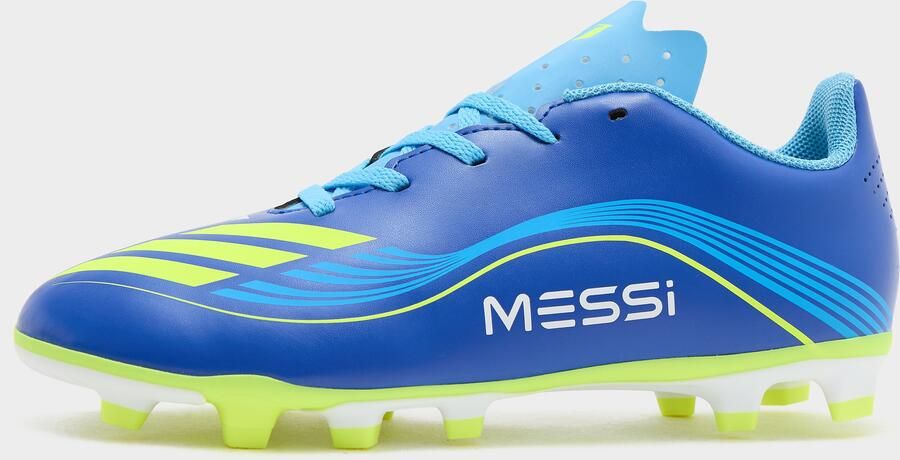 Adidas Perfor ce F50 Messi Club FG JG junior voetbalschoenen kobaltblauw geel