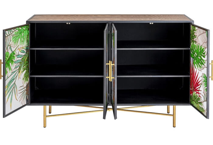 Kare Design - Jungle Dressoir - B95 X D38 X H135 Cm - Multikleur