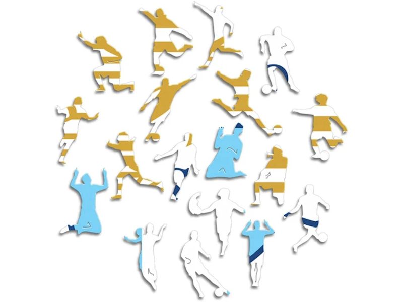 Iconic Puzzle SS Lazio – Logo Offizielles Holzpuzzle, Grösse M