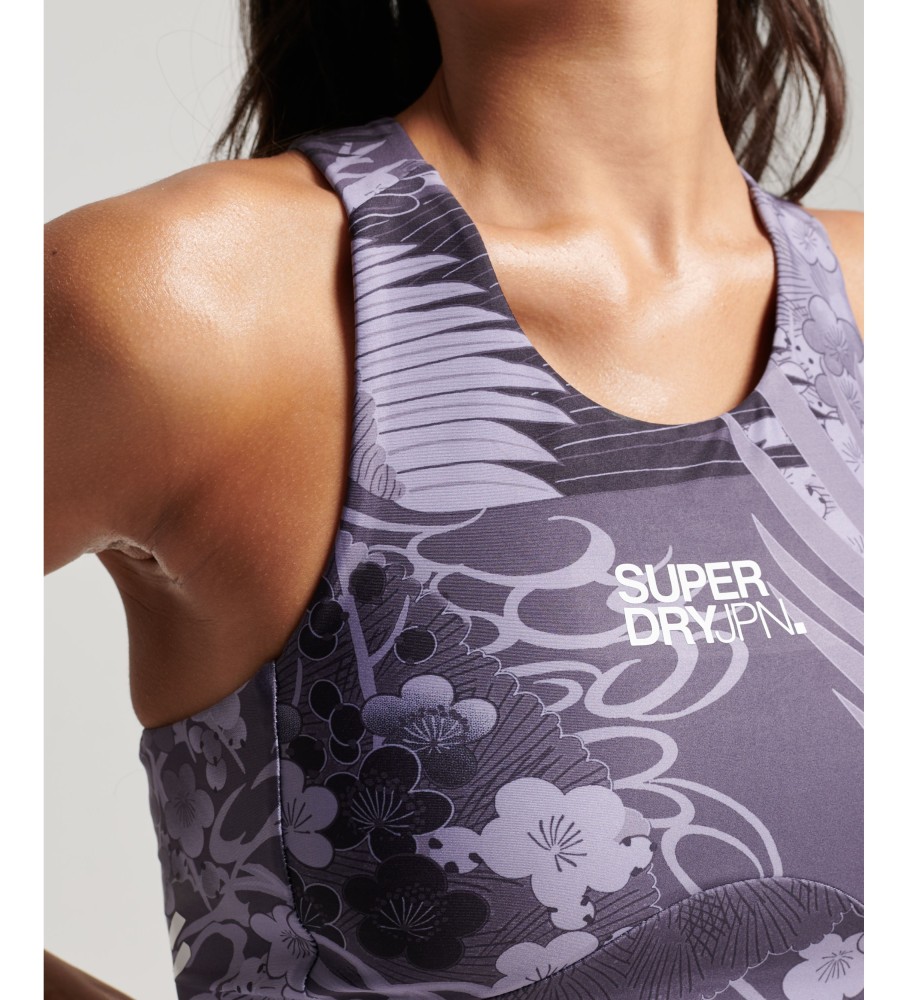 Sutiã Superdry Core Active, lilás