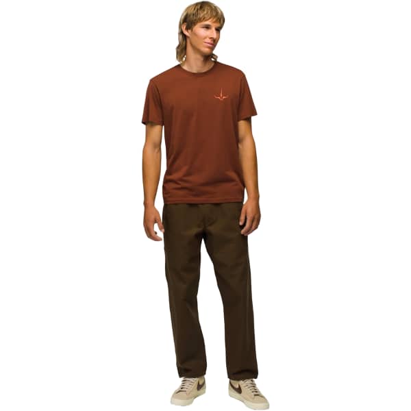 T-shirt PRANA HERITAGE GRAPHIC SS TEE M CRIMSON LOGO