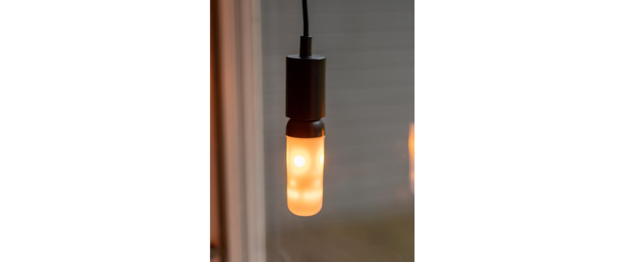 Lampe LED Leuchtmittel E27 T40 Flame WarmweissDeko-LED-Lampe mit flammendem Glanz