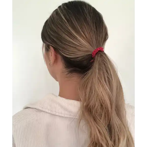 Haargummis Bordeaux Red