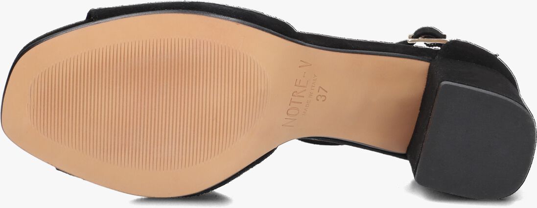 NOTRE-V zwarte notre-v sandalen 16054