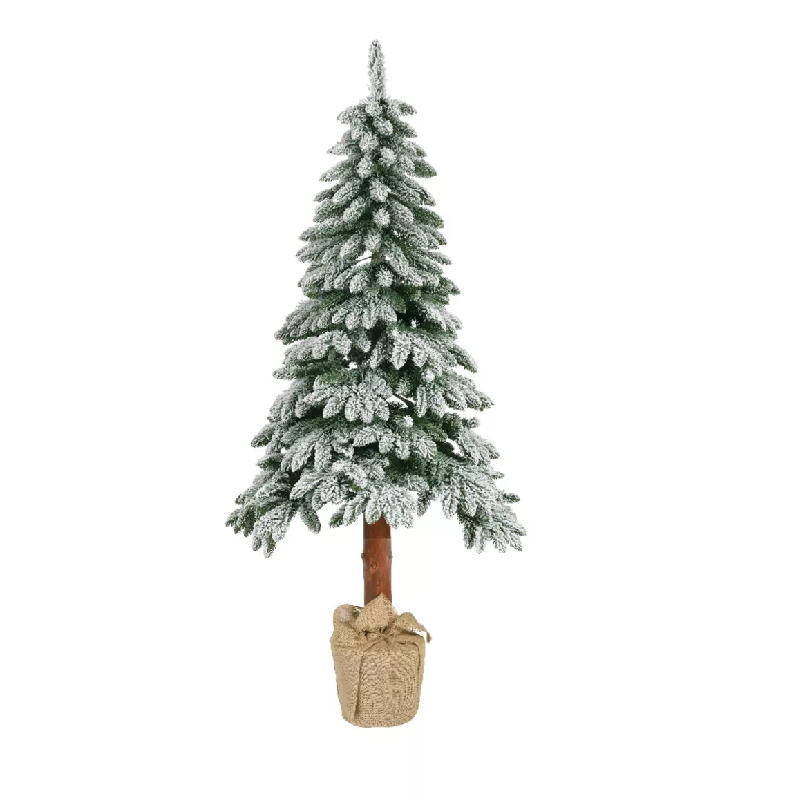 Sapin artificiel de Noël H240 cm Tora Vert enneigé