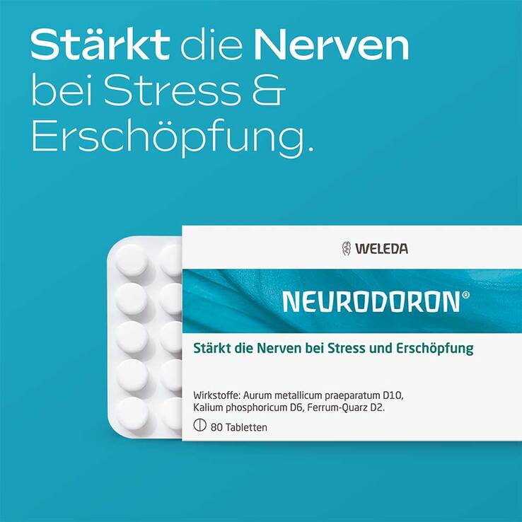 Neurodoron Tabletten bei Stress, innere Unruhe, 80 St