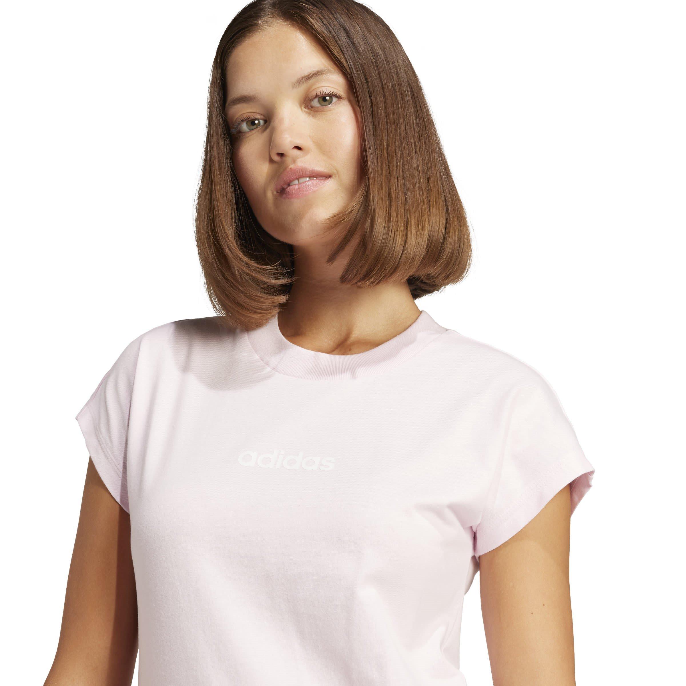 adidas Essentials Linear Cotton T-Shirt Womens