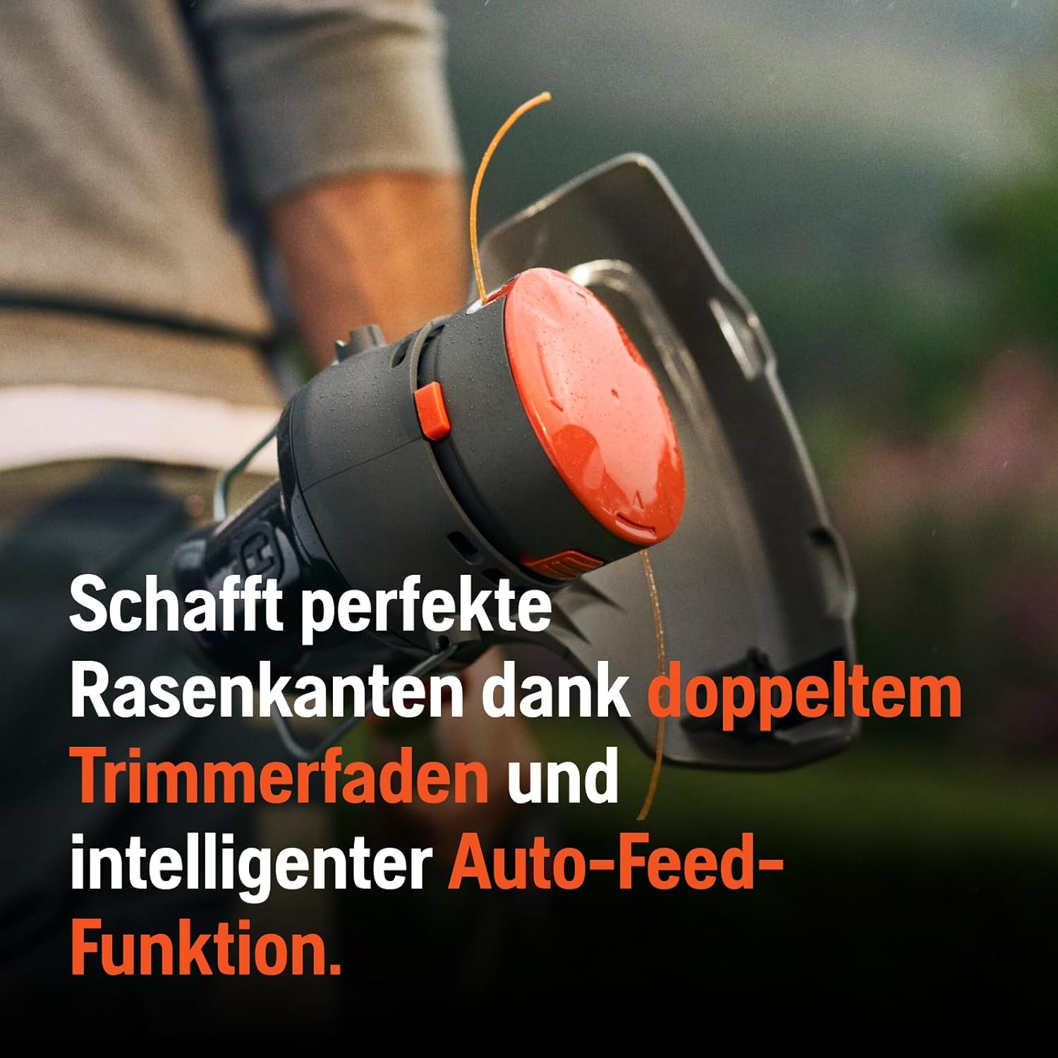 Husqvarna Akku Rasentrimmer Aspire T28-P4A mit 18 V 2,5Ah Akku (P4A 18-B45) und Ladegerät (P4A 18-C70), Elektrischer Rasenkantenschneider mit Faden, Freischneider