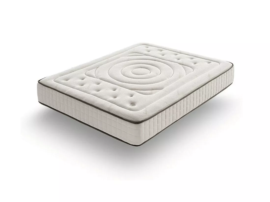 Matelas 140x190 mousse imperial cachemire® | mousse á mémoire de forme | épaisseur 25 cm | accueil moelleux | ferme | anti-acarien - hypoallergénique