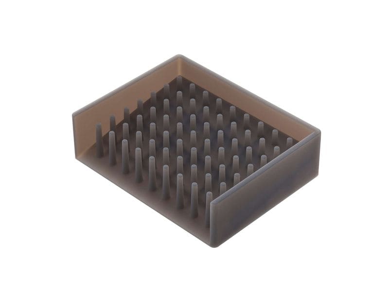 Yamazaki Seifenschale Float Schwarz Seifenablage aus Silikon