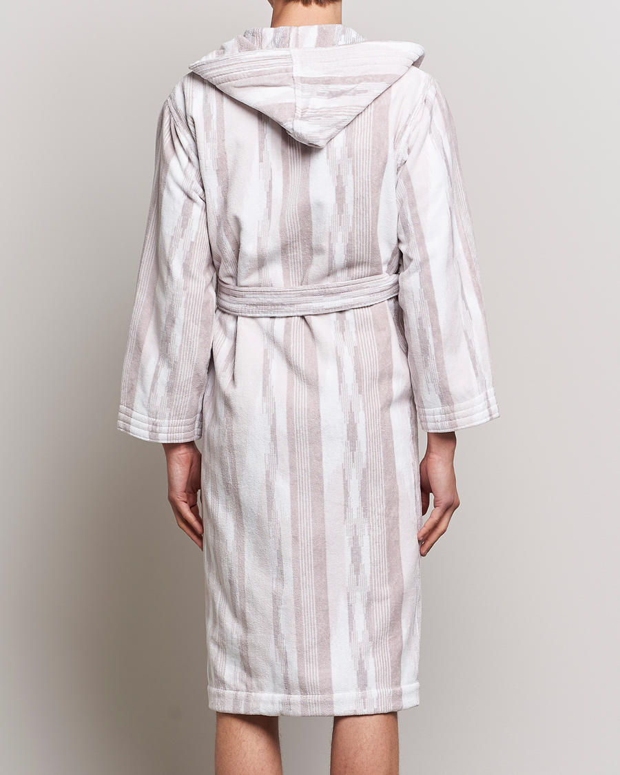 Missoni Home Clint Bathrobe Beige/White