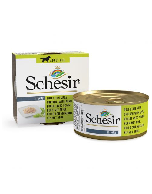 Schesir Hond Blik Gelei 150 g - Hondenvoer