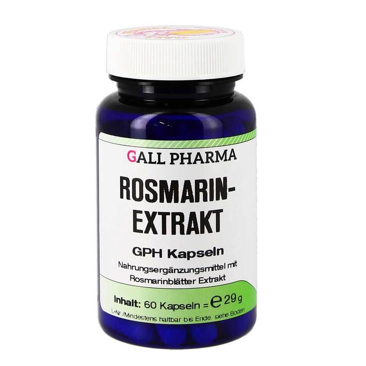 Rosmarinextrakt GPH Kapseln, 60 St