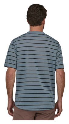 T-Shirt VTT Patagonia Capilene Cool Trail Bike Henley Gris