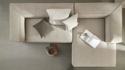 Nordstrom sofa med chaiselong