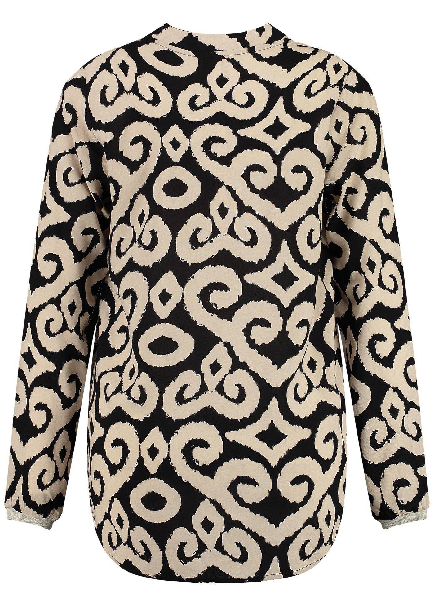 Key Largo| Damen Bluse WB CIRCLE V-NECK Langarm