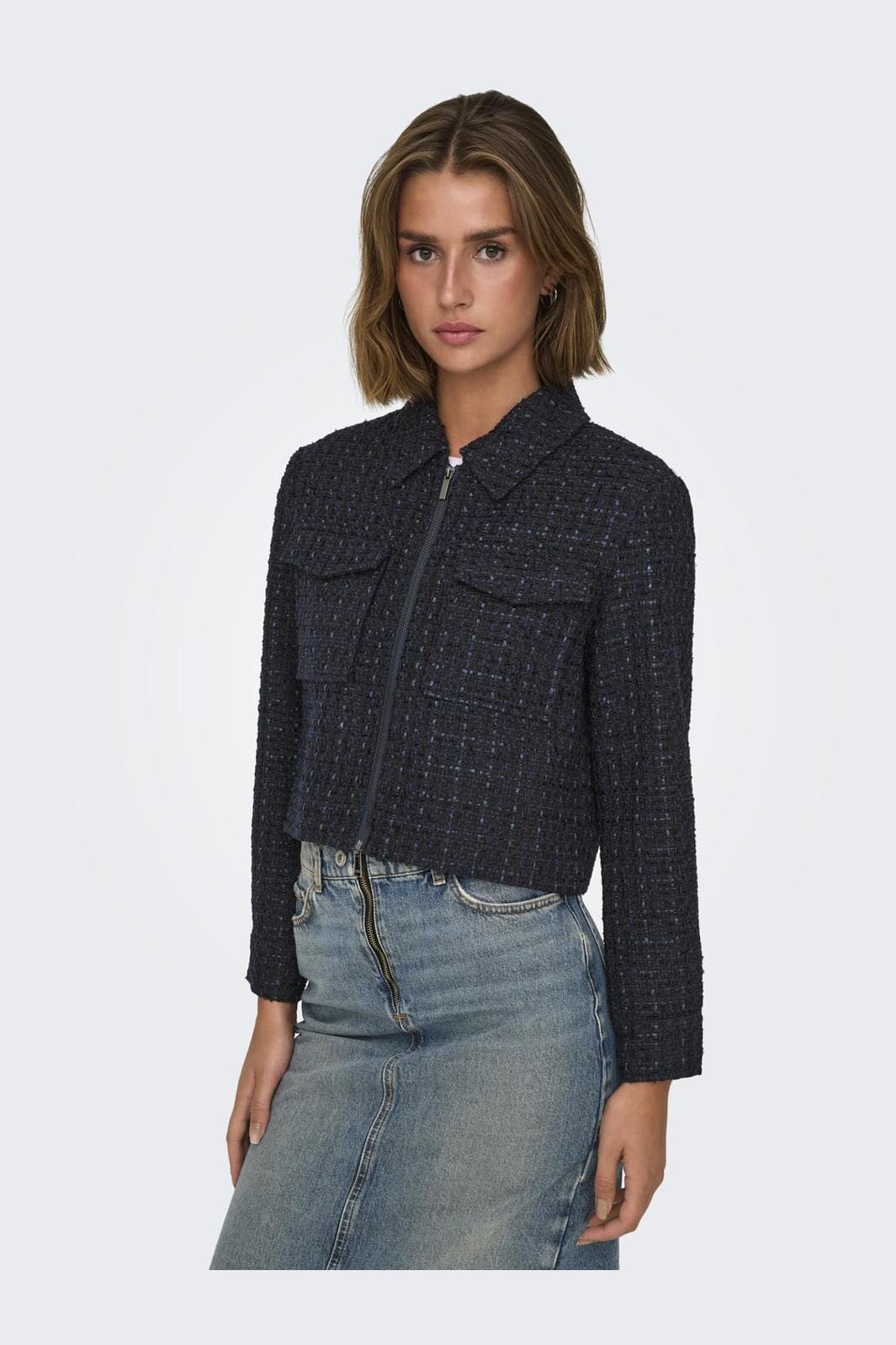 Only Onlshona L/S Boucle Shirt Tlr
