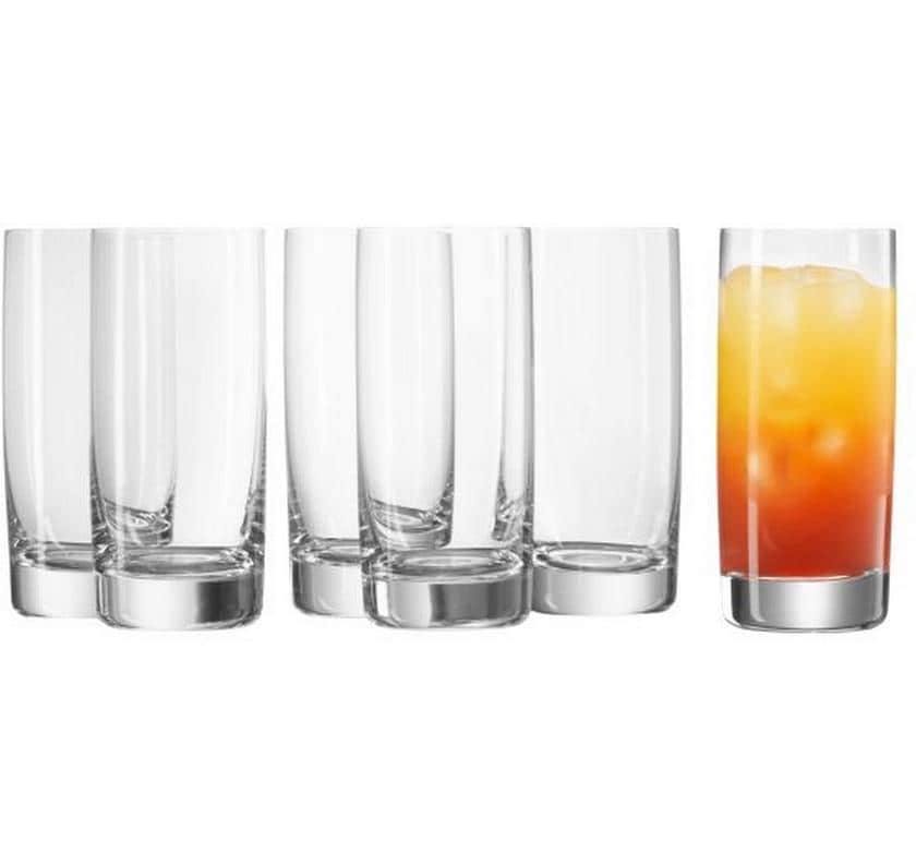 Longdrinkglas EasyPlus 350 ml, 6 Stück, TransparentCocktailgläser-Set