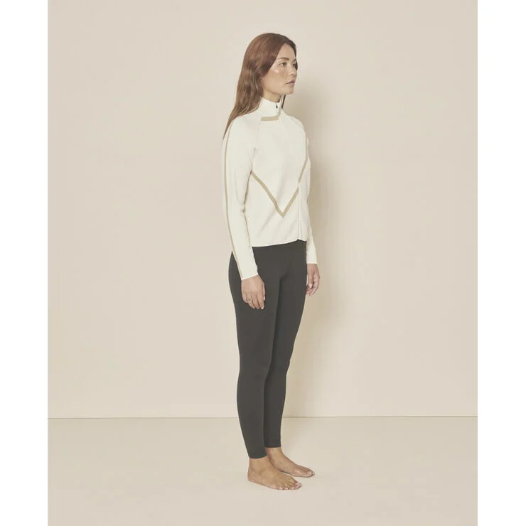 Moonchild Yoga Wear Loud Logo Jacket Unbleached / silv