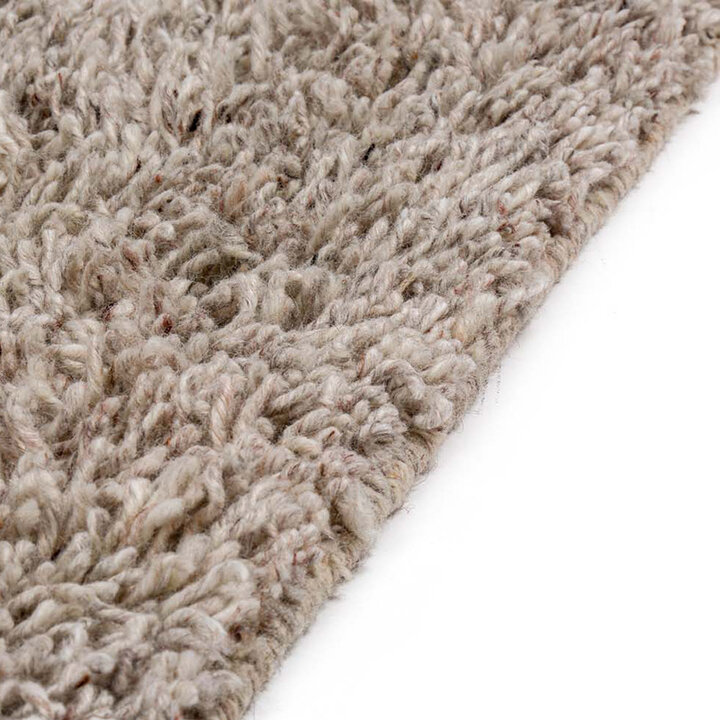 Wollen vloerkleed op maat - Berbero Lungo Beige 101