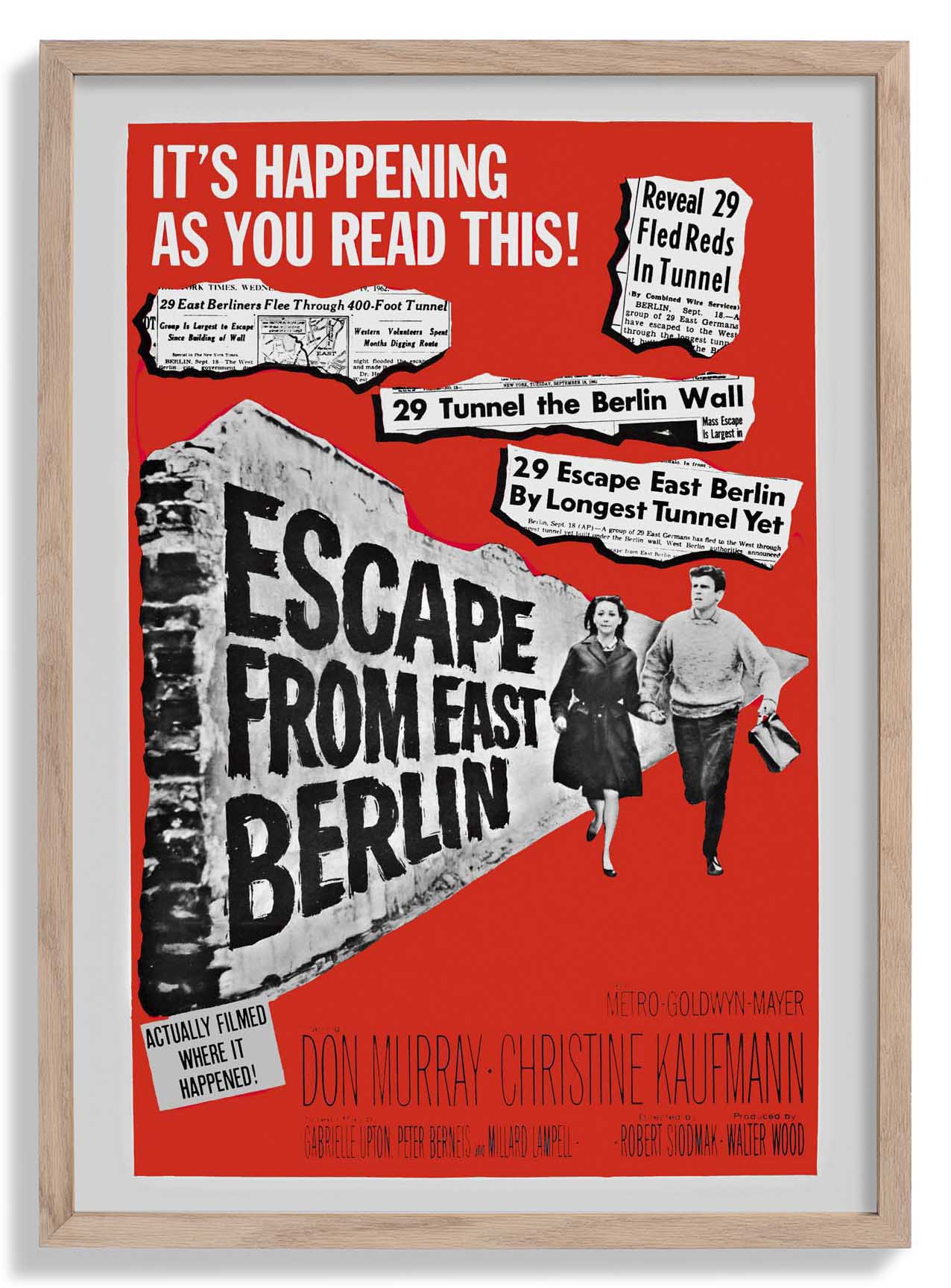Flucht aus Ost-Berlin Retro-Film