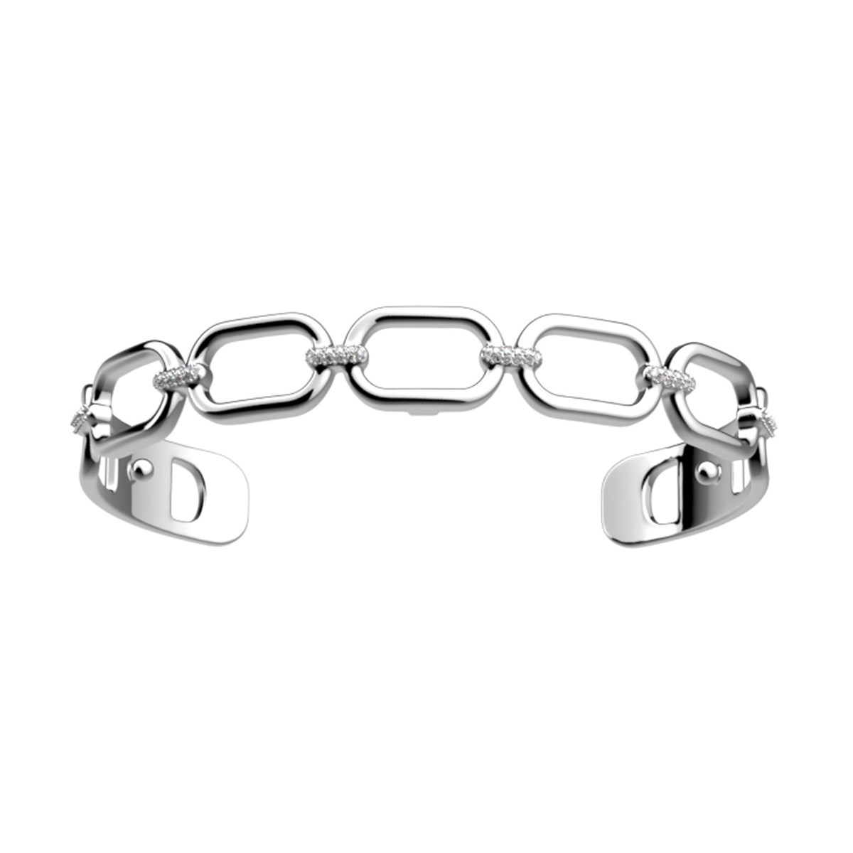 Bracelet Les Georgettes Chaîne argenté 8mmCollection Les Précieuses +