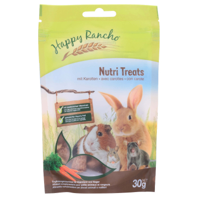Happy Rancho Nutri Treats mit Karotten 30g